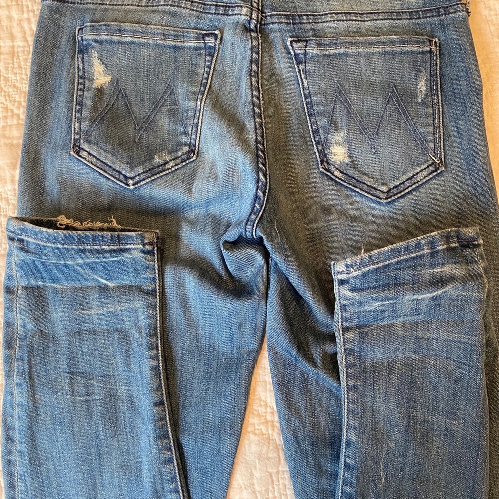 MOTHER The Looker, Graffiti Girl, skinny stretch